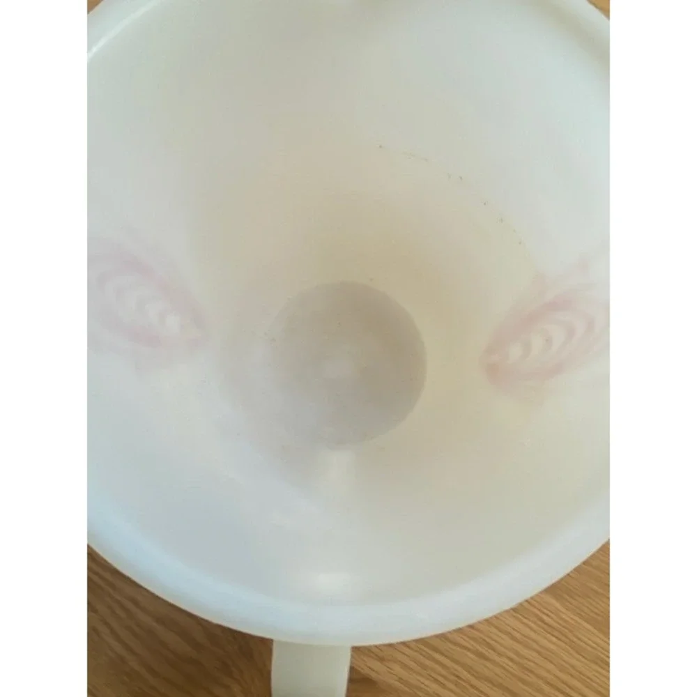 Tupperware Mix N Stor Measuring Pitcher 8 Cup White Good Vintage Red Graphics
